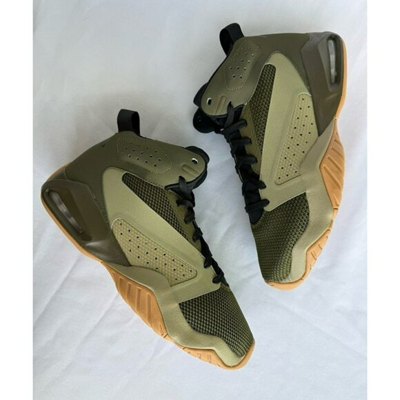 10 MEN\'S NIKE JORDAN LIFT OFF MILITARY GREEN AR4430-200 BASKETBALL SNEAKERS main image 6